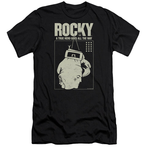 Rocky/the Hero-hbo S/s Adult 30/1-black