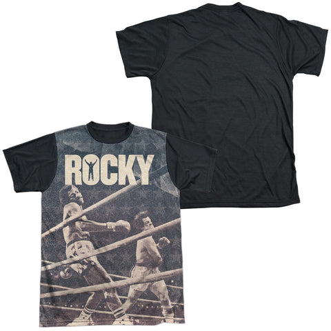 Rocky/battle-s/s Adult White Front Black Back  -white