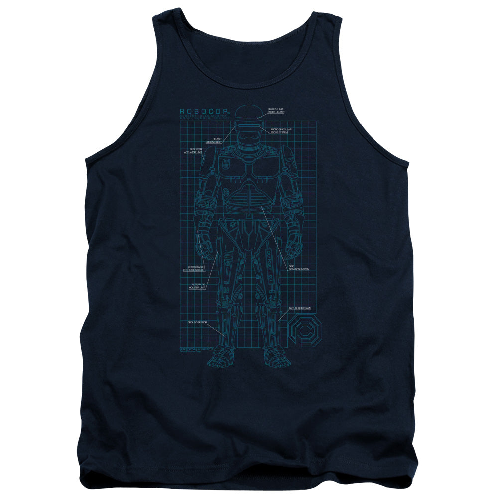 Robocop/schematic-adult Tank-navy