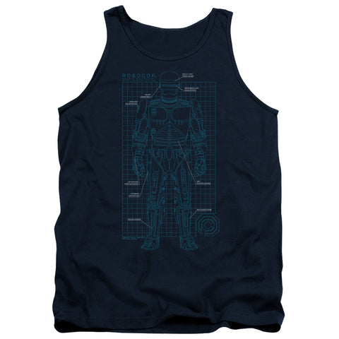 Robocop/schematic-adult Tank-navy