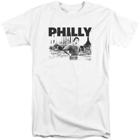 Rocky/philly-s/s Adult Tall 18/1-white