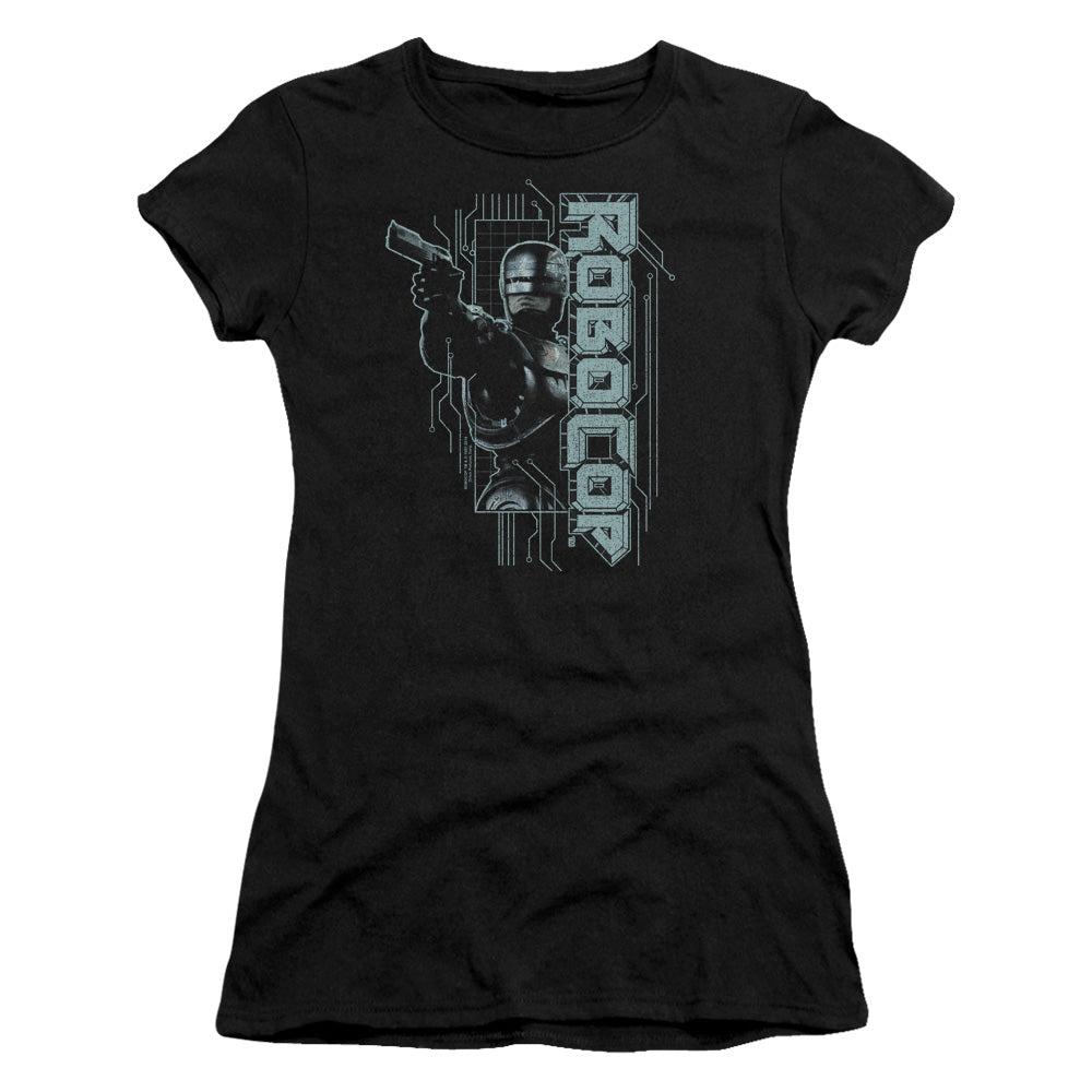 Robocop/murphy Split-s/s Junior Sheer-black