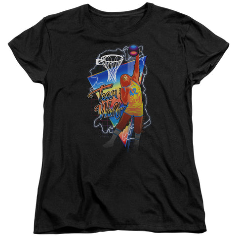 Teen Wolf/electric Wolf-s/s Women's Tee-black-sm