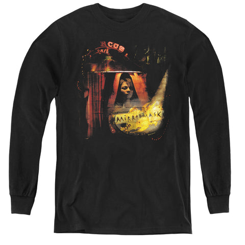 Mirrormask/big Top Poster - Youth Long Sleeve Tee - Black - Lg