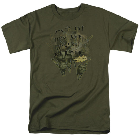 Mirrormask/dont Let Them-s/s Adult 18/1-military Green