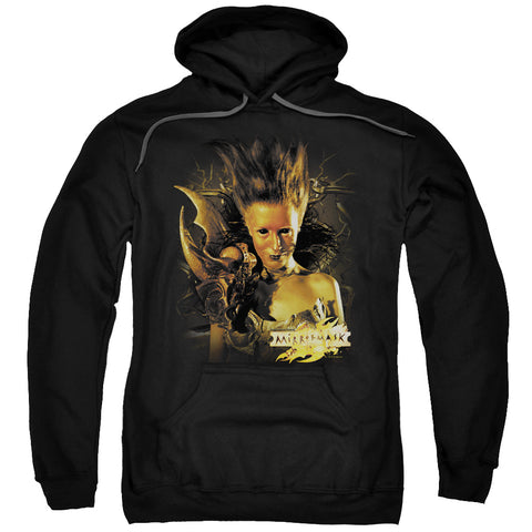Mirrormask/queen Of Shadows-adult Pull-over Hoodie-black