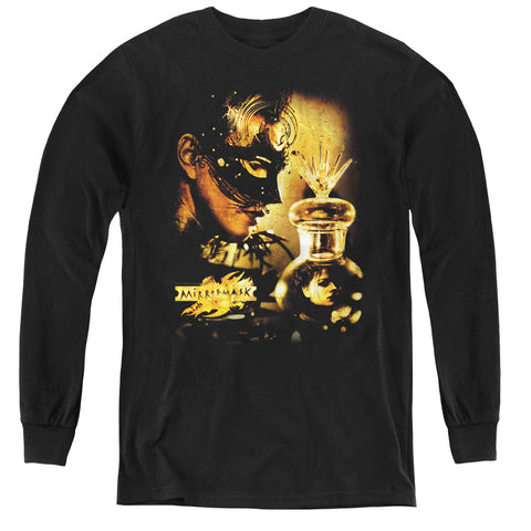 Mirrormask/trapped - Youth Long Sleeve Tee - Black - Sm