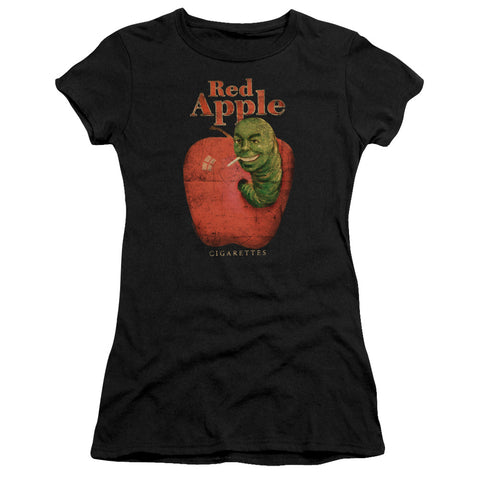 Pulp Fiction/red Apple-s/s Junior Sheer-black-sm