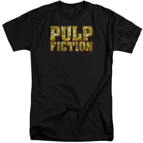 Pulp Fiction/pulp Logo-s/s Adult Tall 18/1-black-xl