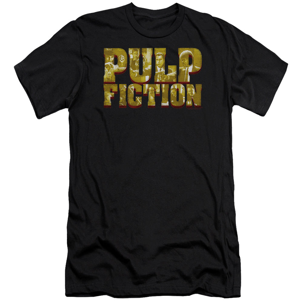 Pulp Fiction/pulp Logo-s/s Adult 30/1-black-sm