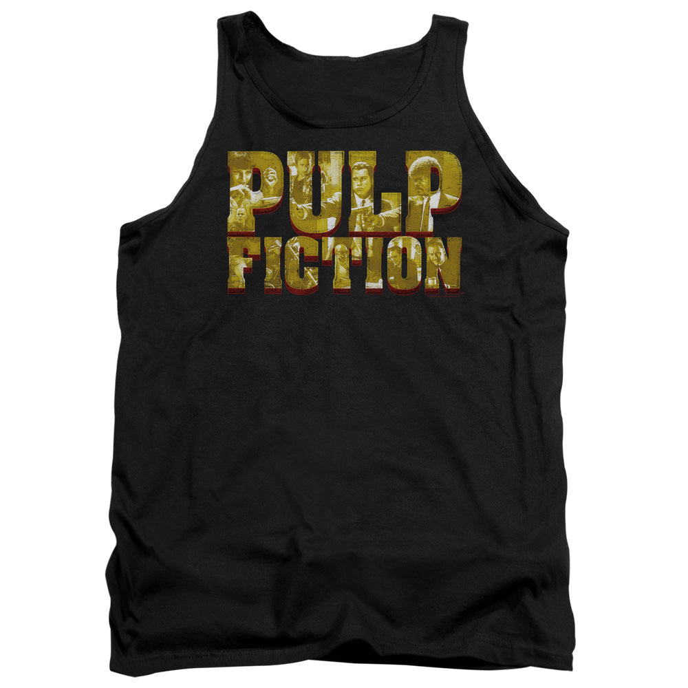 Pulp Fiction/pulp Logo-adult Tank-black
