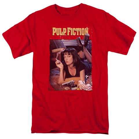 Pulp Fiction/poster-s/s Adult 18/1-red