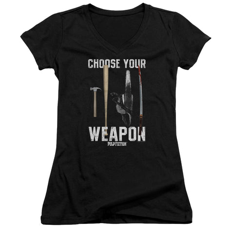 Pulp Fiction/choices-junior V-neck-black