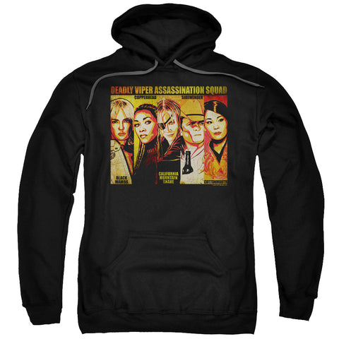 Kill Bill/deadly Viper Assassination Squad-adult Pull-over Hoodie-black