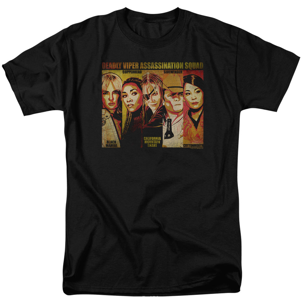 Kill Bill/deadly Viper Assassination Squad-s/s Adult 18/1-black