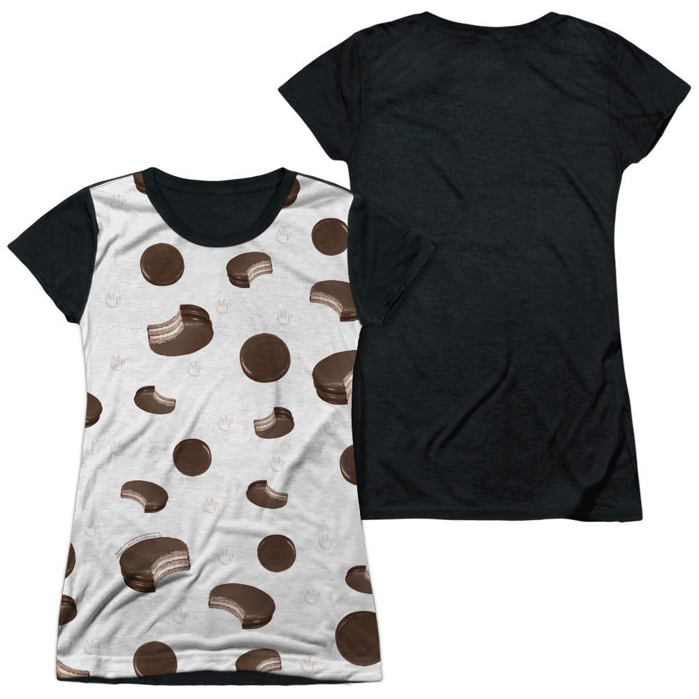 Junior Cap Sleeve 100% Poly Black Back