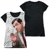Junior Cap Sleeve 100% Poly Black Back
