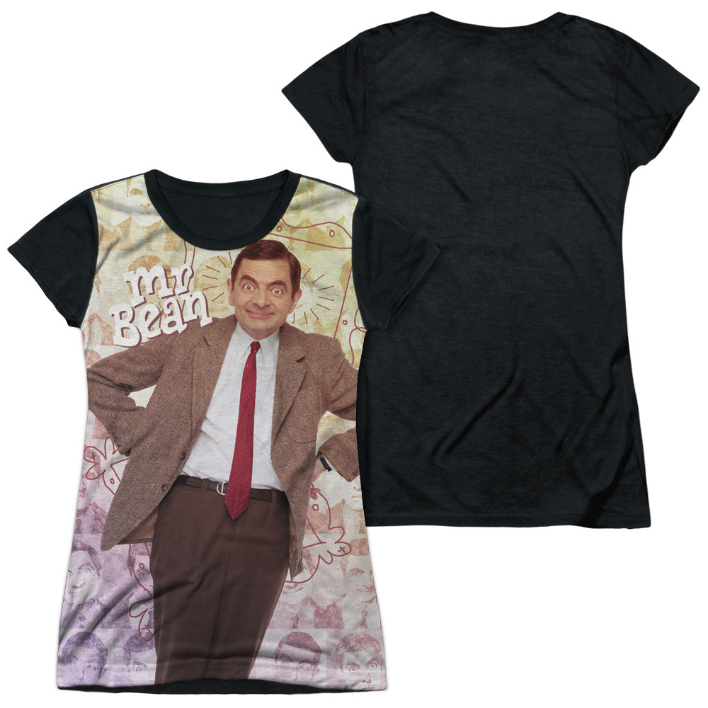 Junior Cap Sleeve 100% Poly Black Back