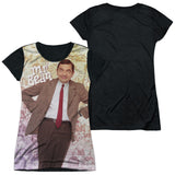 Junior Cap Sleeve 100% Poly Black Back