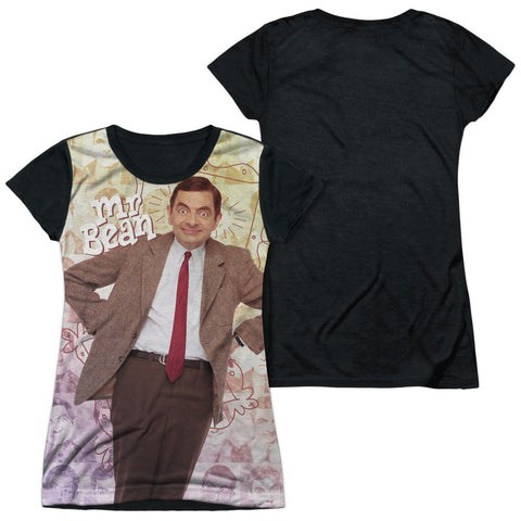 Junior Cap Sleeve 100% Poly Black Back
