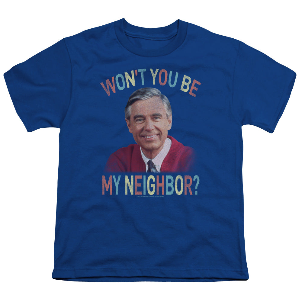 Mister Rogers/wont You-s/s Youth 18/1-royal Blue
