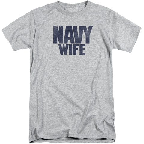 Navy/wife-s/s Adult Tall-athletic Heather