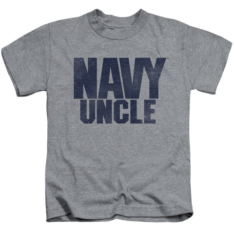 Navy/uncle-s/s Juvenile 18/1-athletic Heather