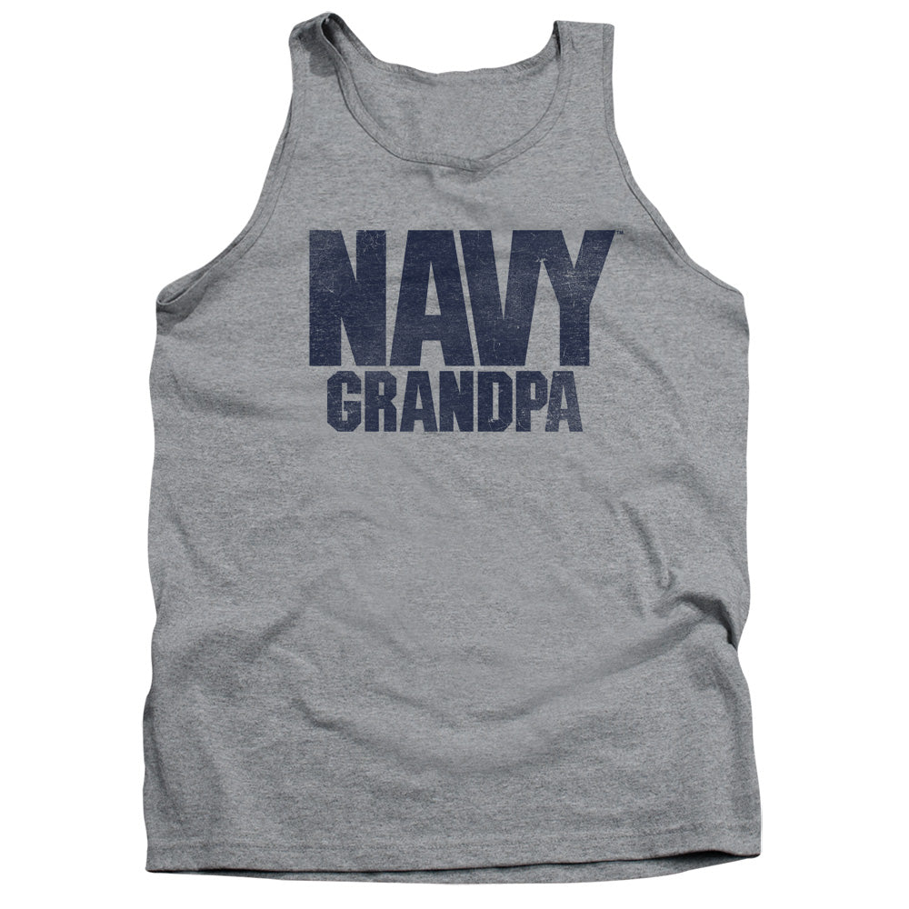Navy/grandpa-adult Tank-athletic Heather