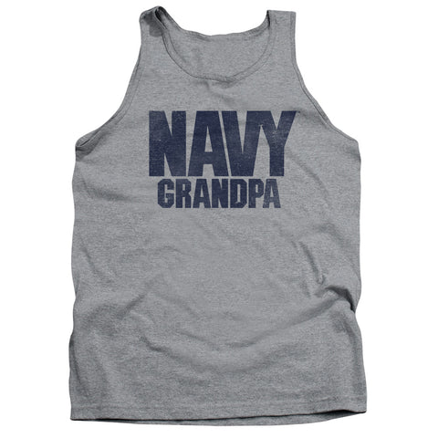 Navy/grandpa-adult Tank-athletic Heather