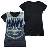 Junior Cap Sleeve 100% Poly Black Back