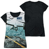 Junior Cap Sleeve 100% Poly Black Back