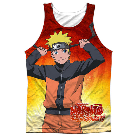 Naruto/naruto-adult Poly Tank Top-white