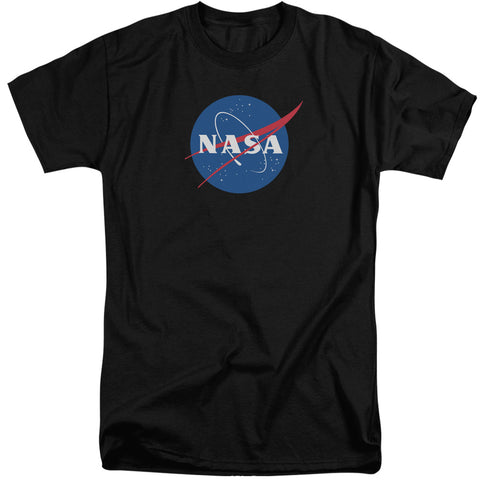 Nasa/meatball Logo-s/s Adult Tall 18/1-black