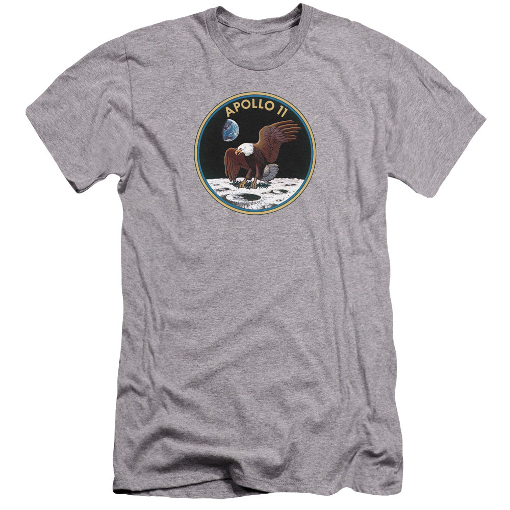 Nasa/apollo 11-hbo S/s Adult 30/1-athletic Heather