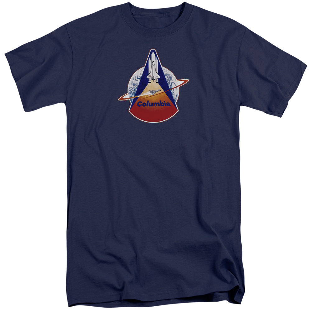 Nasa/sts 1 Mission Patch-s/s Adult Tall 18/1-navy