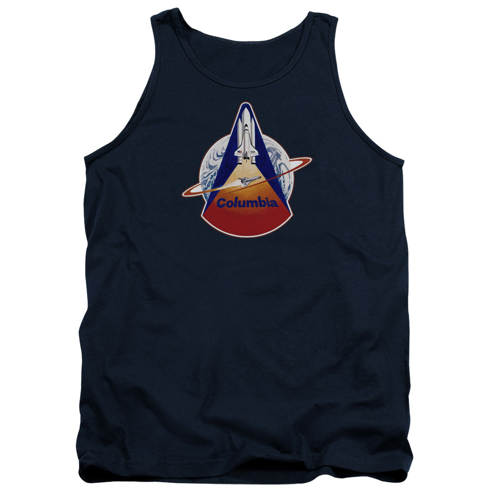Nasa/sts 1 Mission Patch-adult Tank-navy-sm