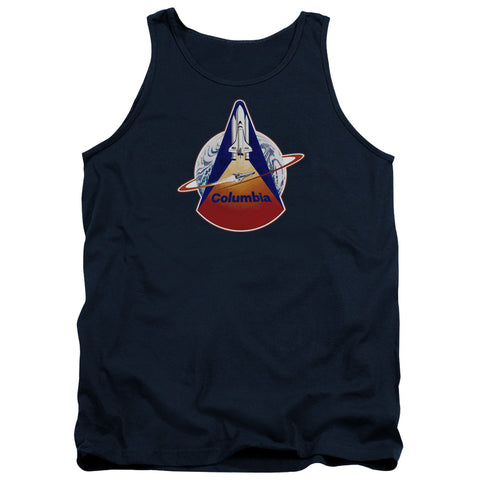 Nasa/sts 1 Mission Patch-adult Tank-navy-sm