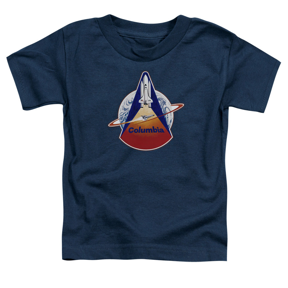 Nasa/sts 1 Mission Patch-s/s Toddler Tee-navy-sm(2t)