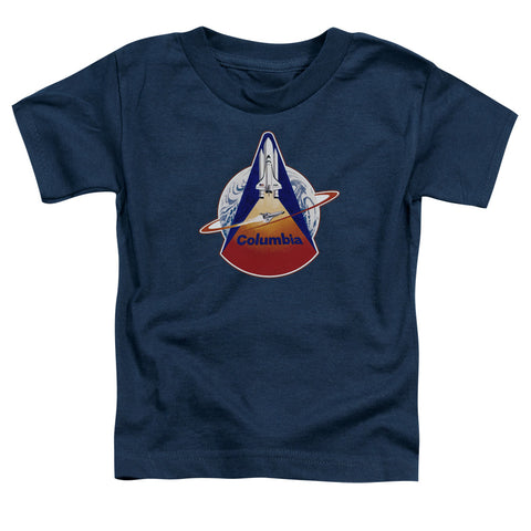 Nasa/sts 1 Mission Patch-s/s Toddler Tee-navy-sm(2t)