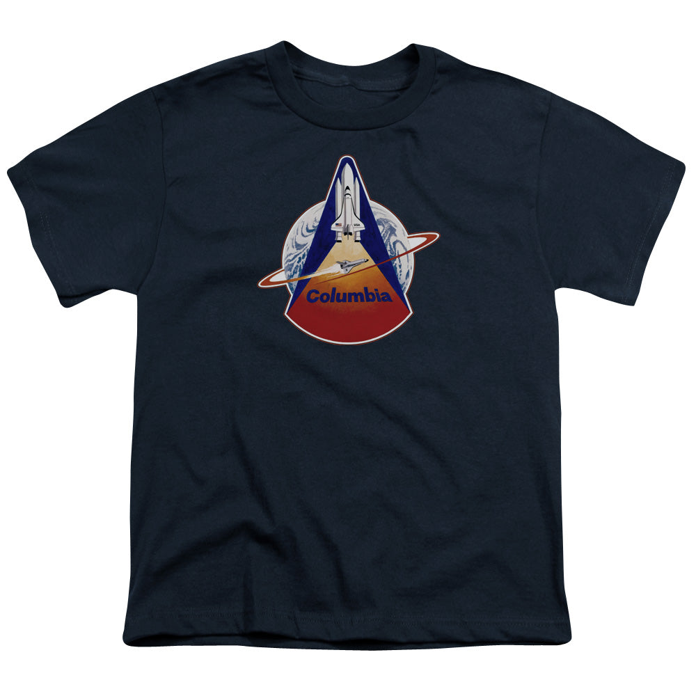 Nasa/sts 1 Mission Patch-s/s Youth 18/1-navy