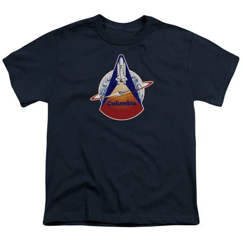 Nasa/sts 1 Mission Patch-s/s Youth 18/1-navy