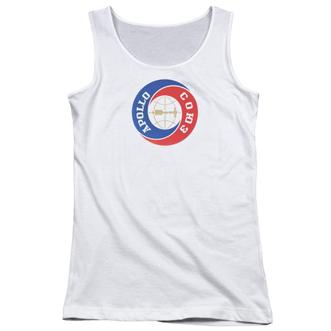 Nasa/apollo Soyuz-juniors Tank Top  -white-sm