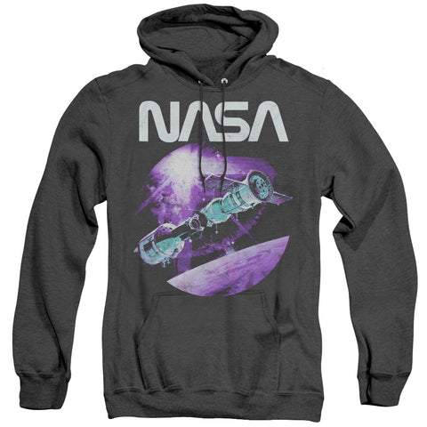 Nasa/come Together-adult Heather Hoodie-black