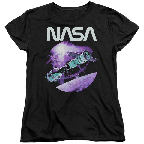 Nasa/come Together-s/s Womens Tee-black