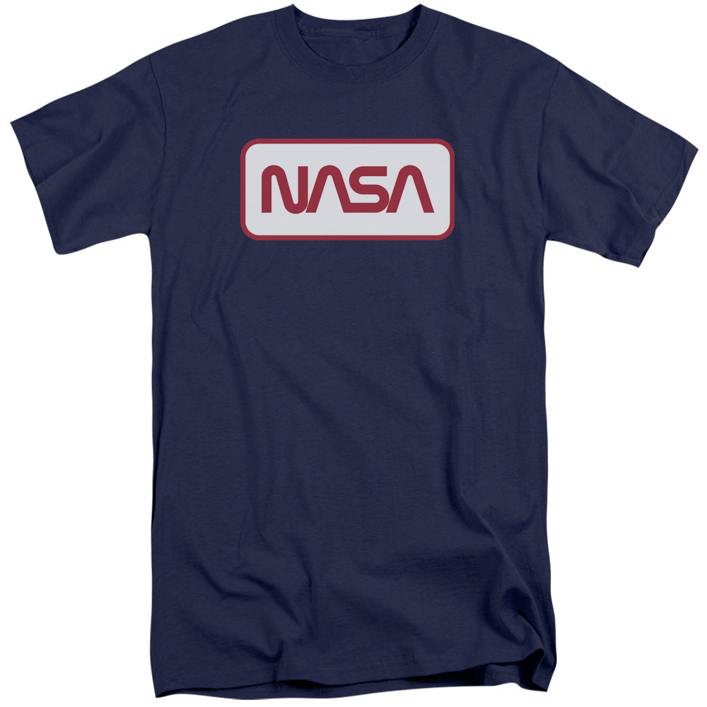 Nasa/rectangular Logo-s/s Adult Tall 18/1-navy-xl