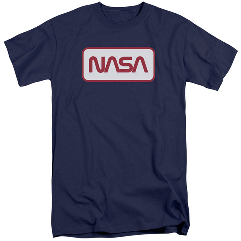 Nasa/rectangular Logo-s/s Adult Tall 18/1-navy-xl