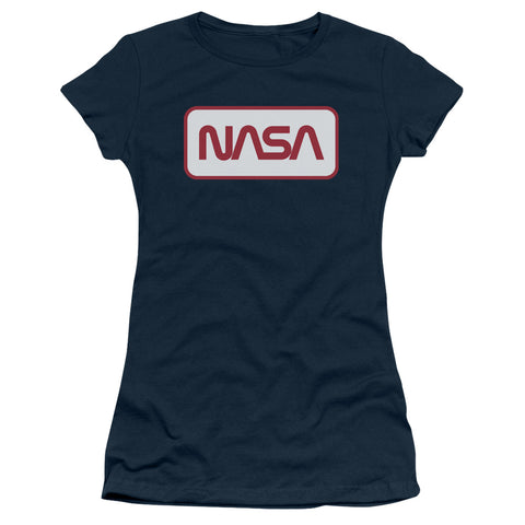 Nasa/rectangular Logo-s/s Junior Sheer-navy