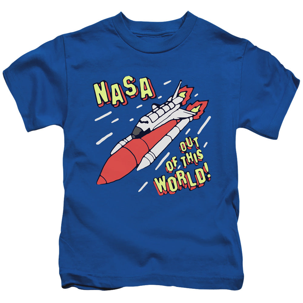 Nasa/out Of This World-s/s Juvenile 18/1-royal Blue