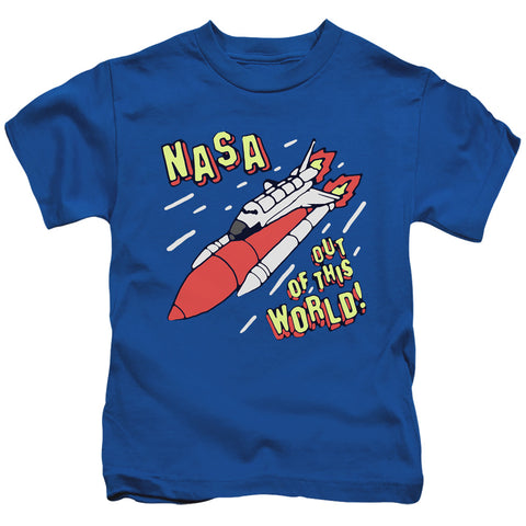 Nasa/out Of This World-s/s Juvenile 18/1-royal Blue