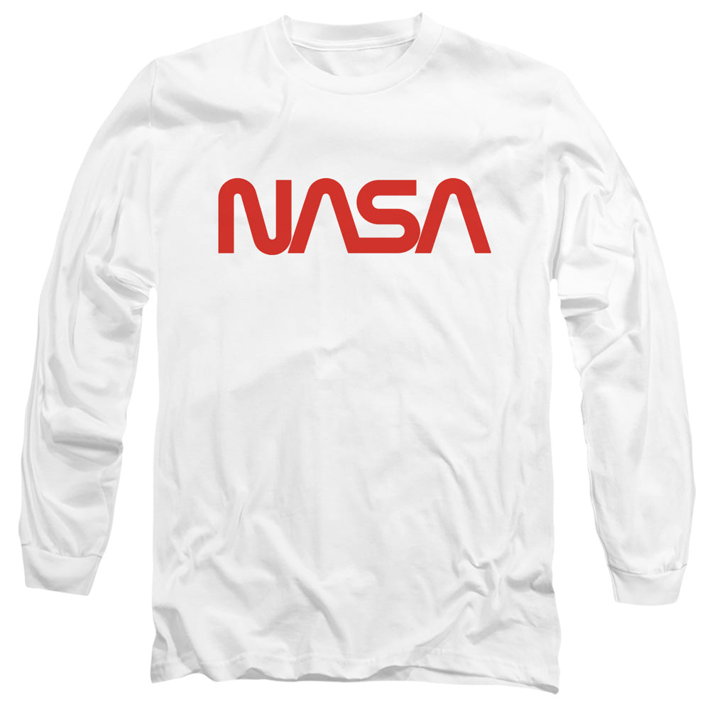 Nasa/worm Logo-l/s Adult 18/1-white